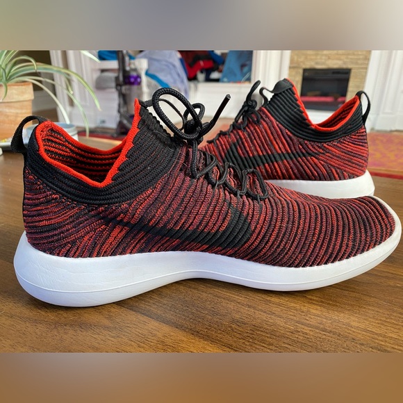 nike roshe 2 flyknit v2 black